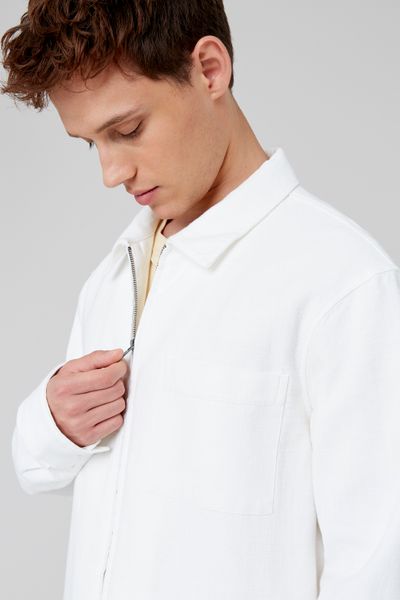 Veste zippée texturée