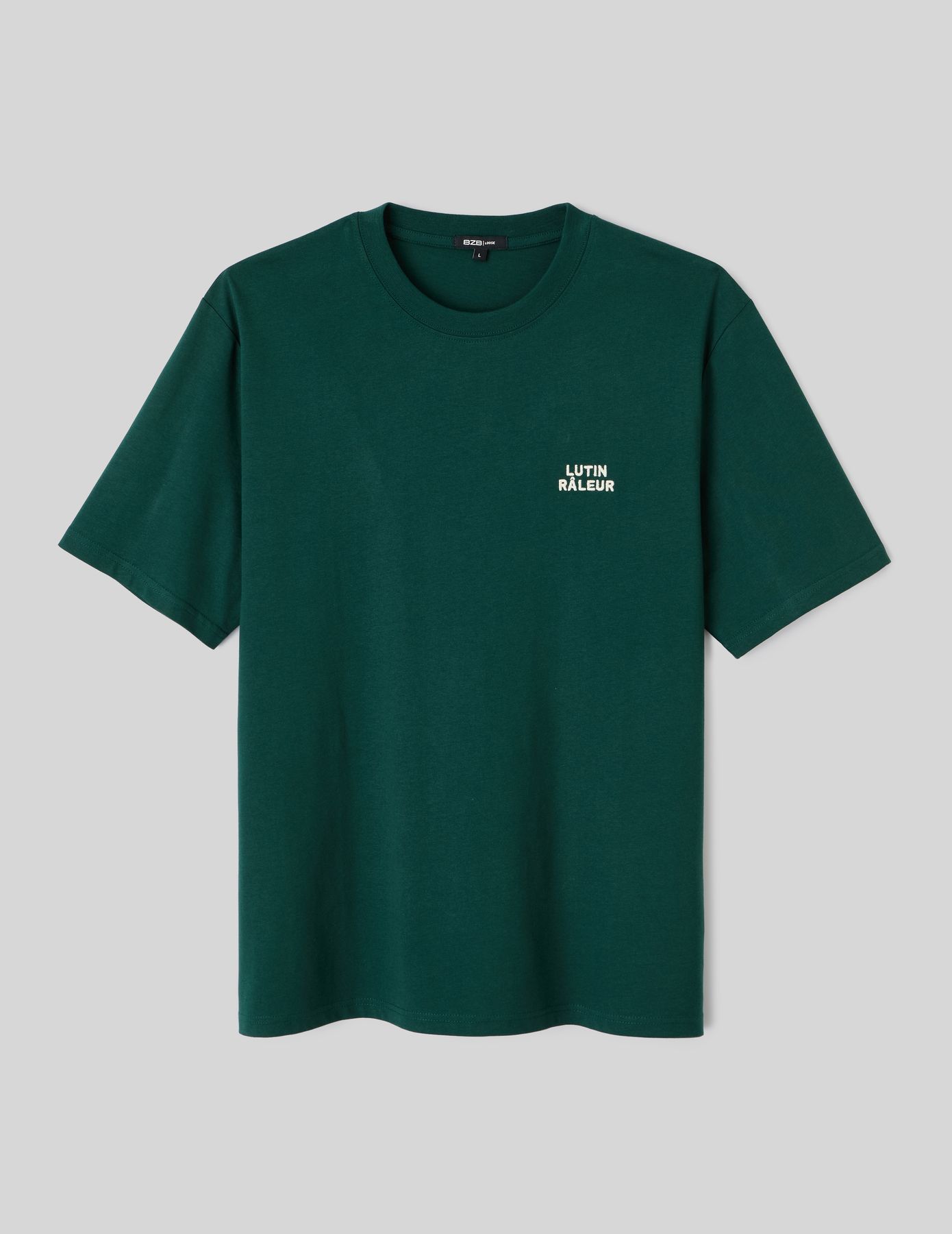 T-shirt broderie poitrine