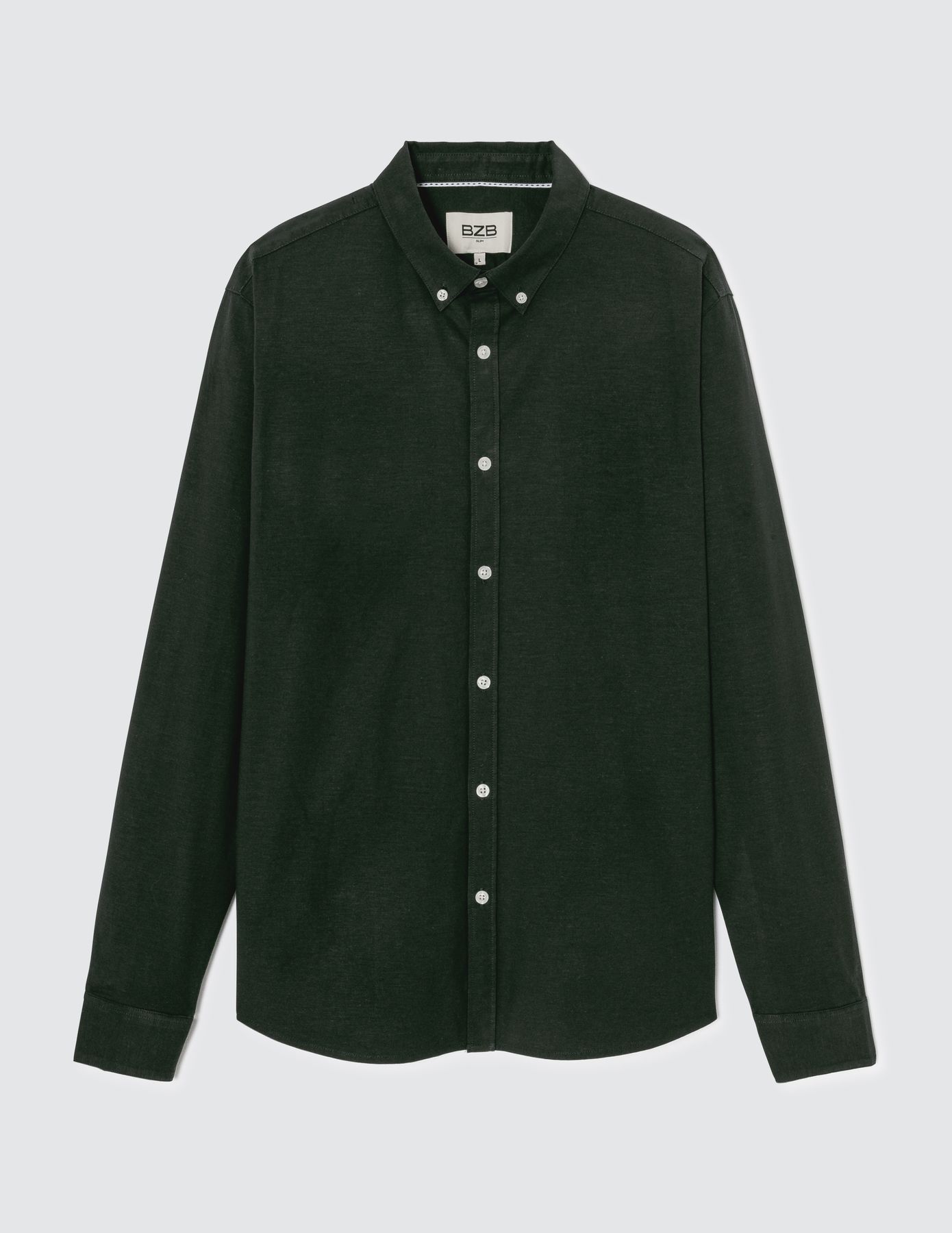 Chemise unie ajustée