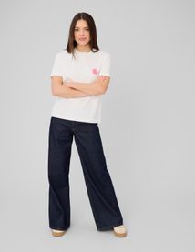 T-shirt imprim&eacute; devant/ dos