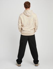 Sweat imprimé à capuche
