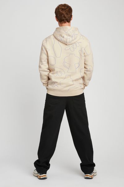 Sweat imprimé à capuche