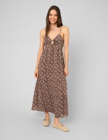 Robe longue imprim&eacute;e