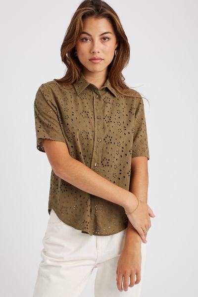 Chemisette broderie anglaise