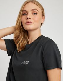 T-shirt d&eacute;val&eacute; imprim&eacute;