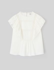 Blouse en broderie anglaise
