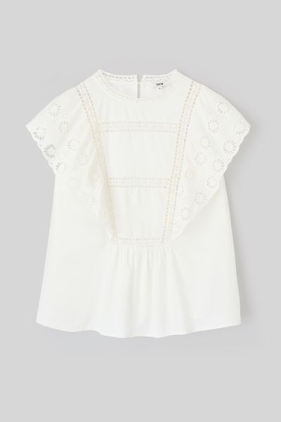 Blouse en broderie anglaise