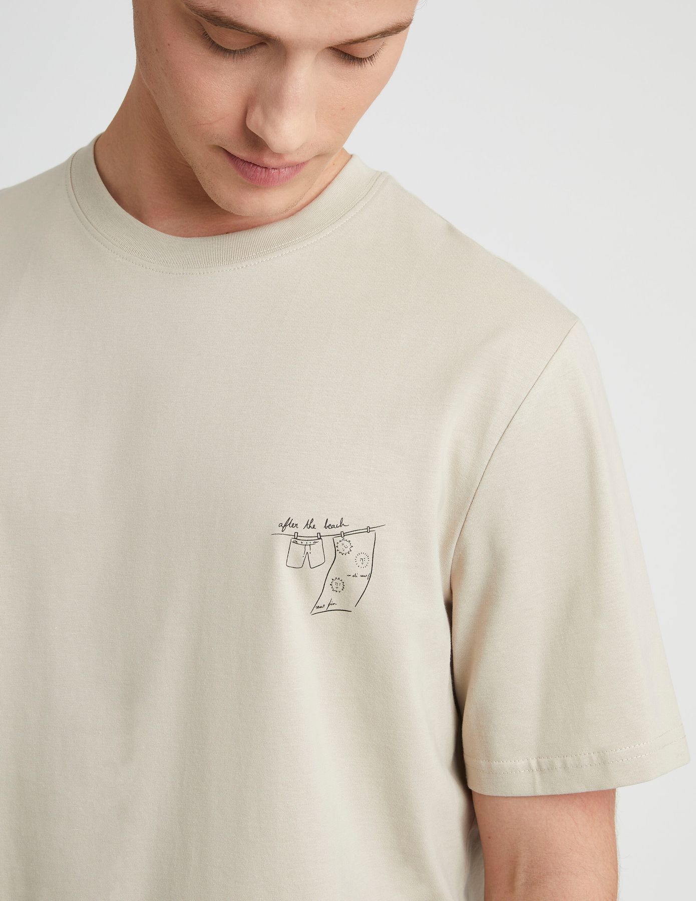 T-shirt imprimé poitrine