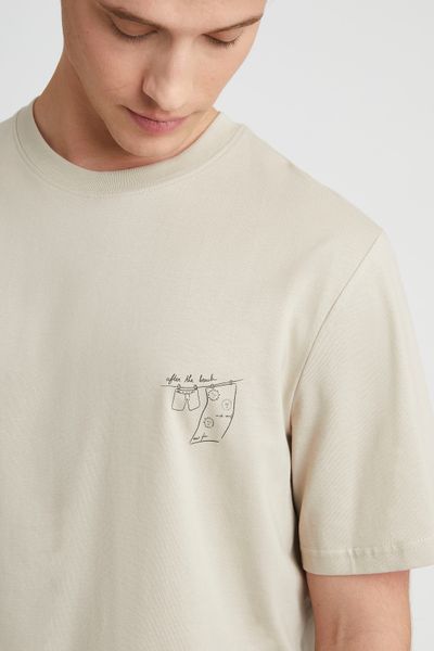T-shirt imprimé poitrine