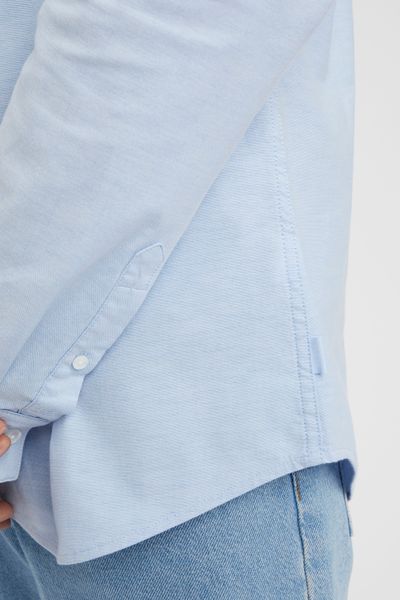 Chemise unie ajustée