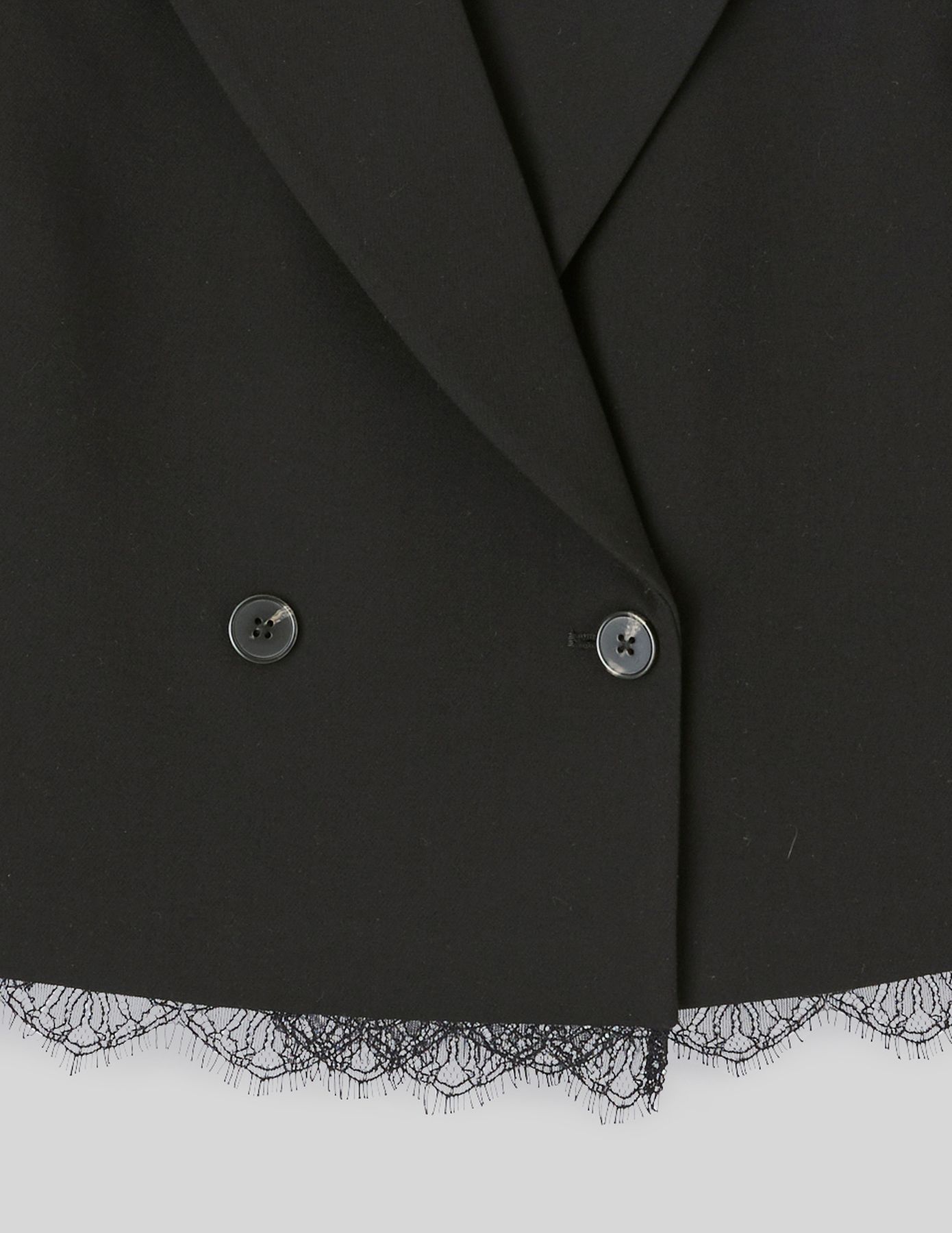 Veste tailleur courte dentelle