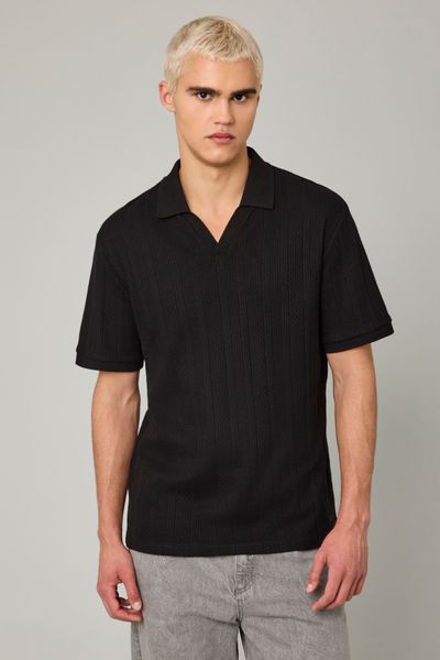 Polo maille fantaisie
