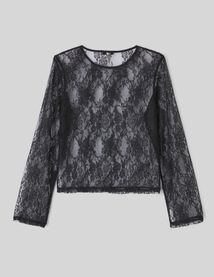T-shirt en dentelle