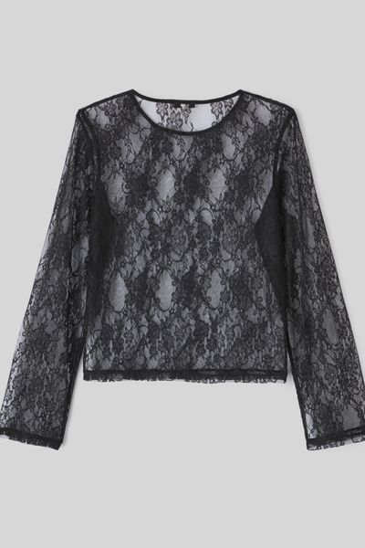 T-shirt en dentelle