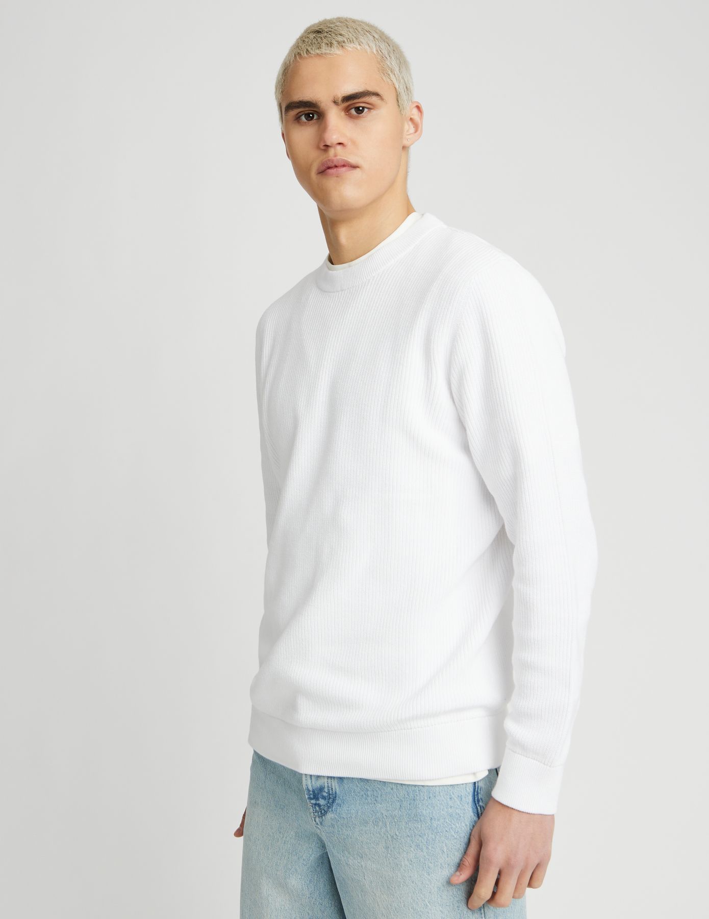 Pull col rond uni