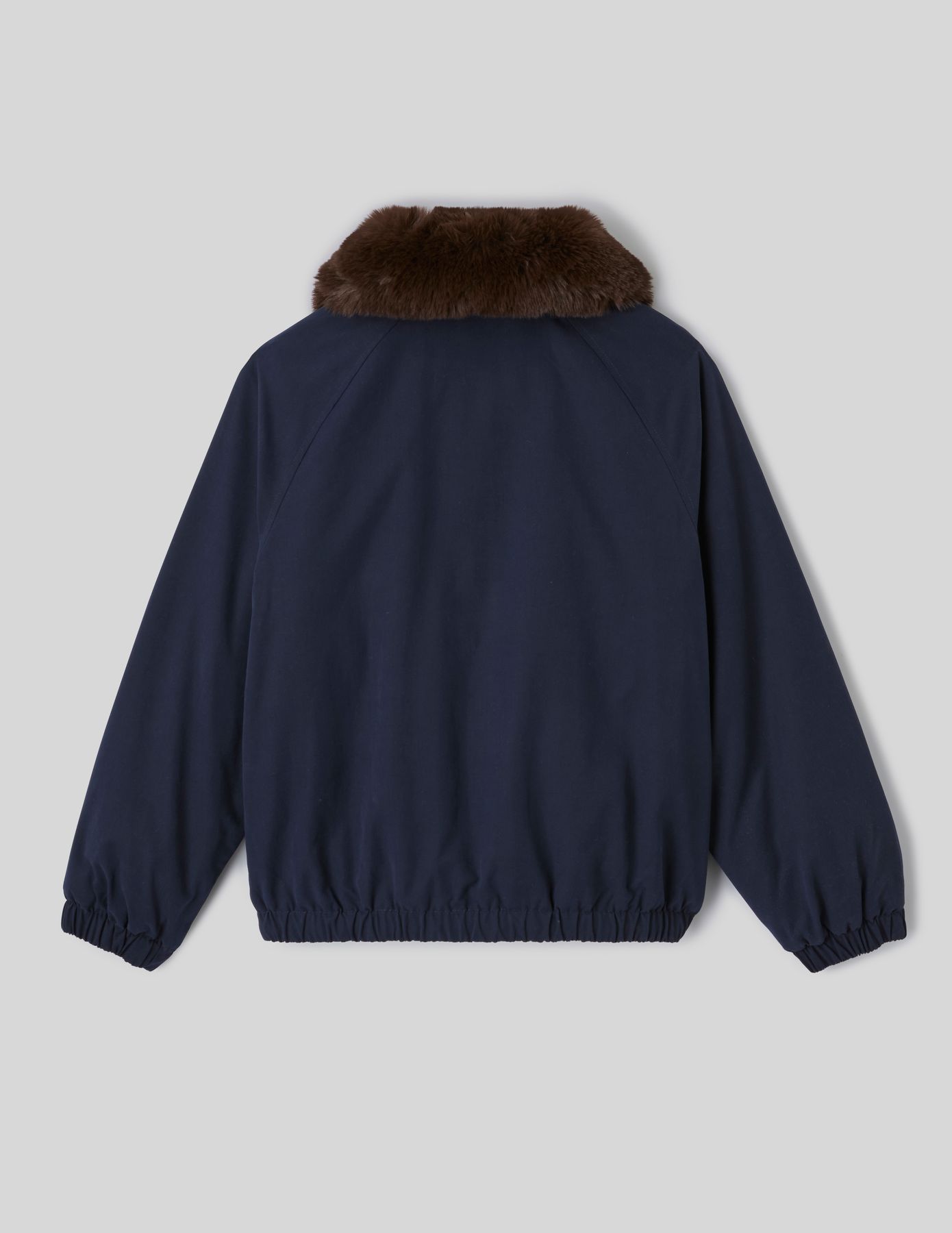 Blouson col duveteux