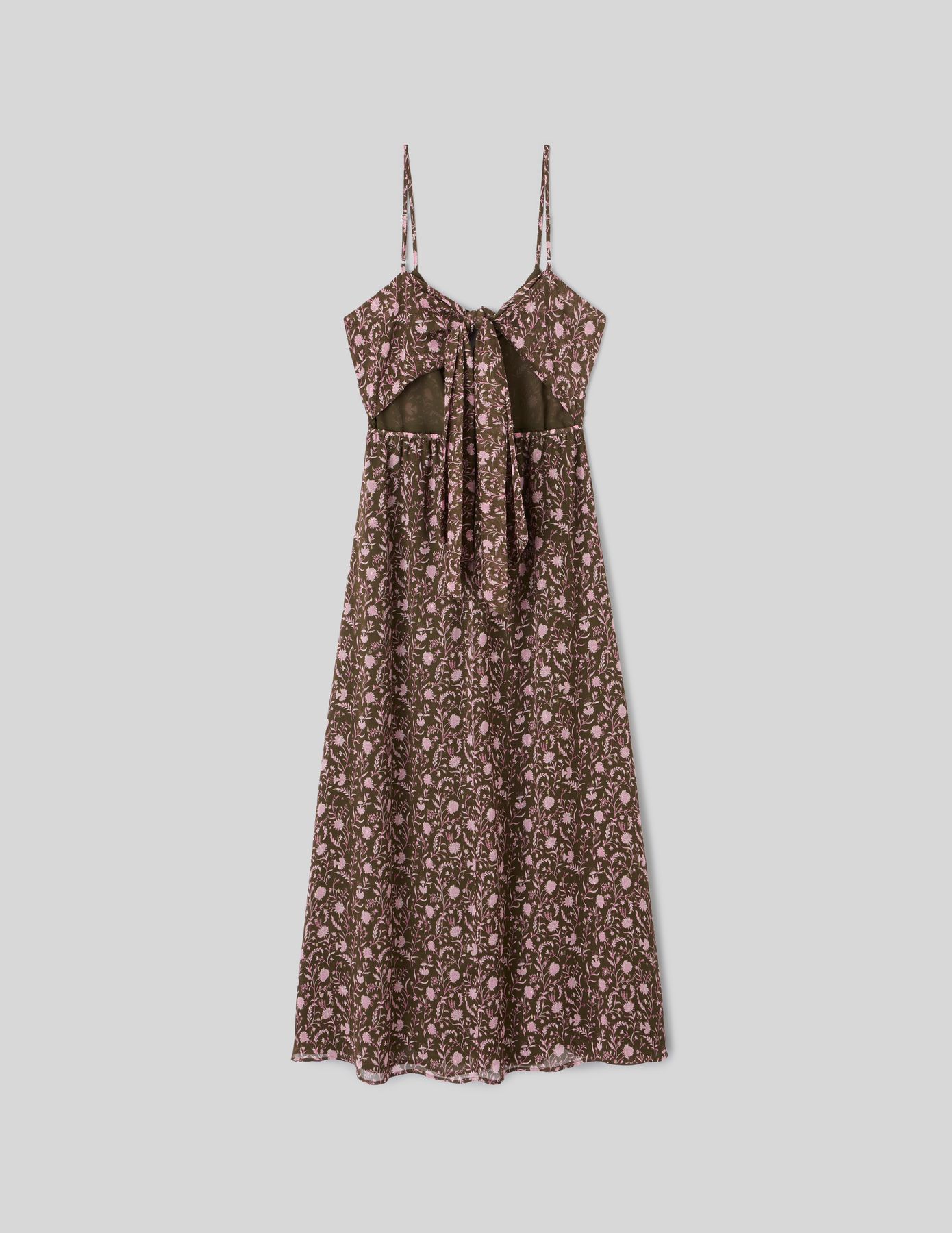 Robe longue imprim&eacute;e