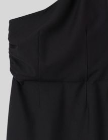 Robe longue asymétrique