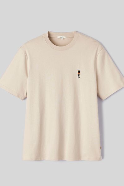 T-shirt broderie poitrine