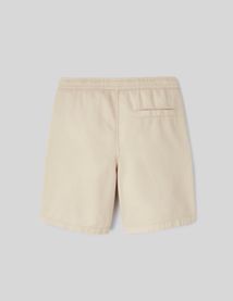 Bermuda unie en mati&egrave;re gaufr&eacute;