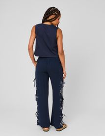 Pantalon broderie