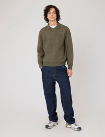 Pull col polo zippé