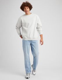 Sweat col rond uni