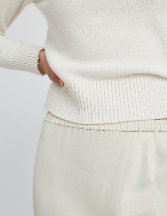 Jupe longue satin
