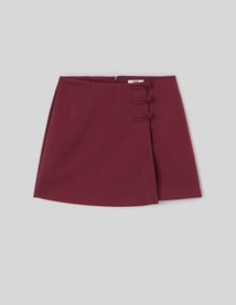 Jupe short en polyester recycl&eacute;