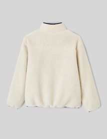 Veste sherpa zippée