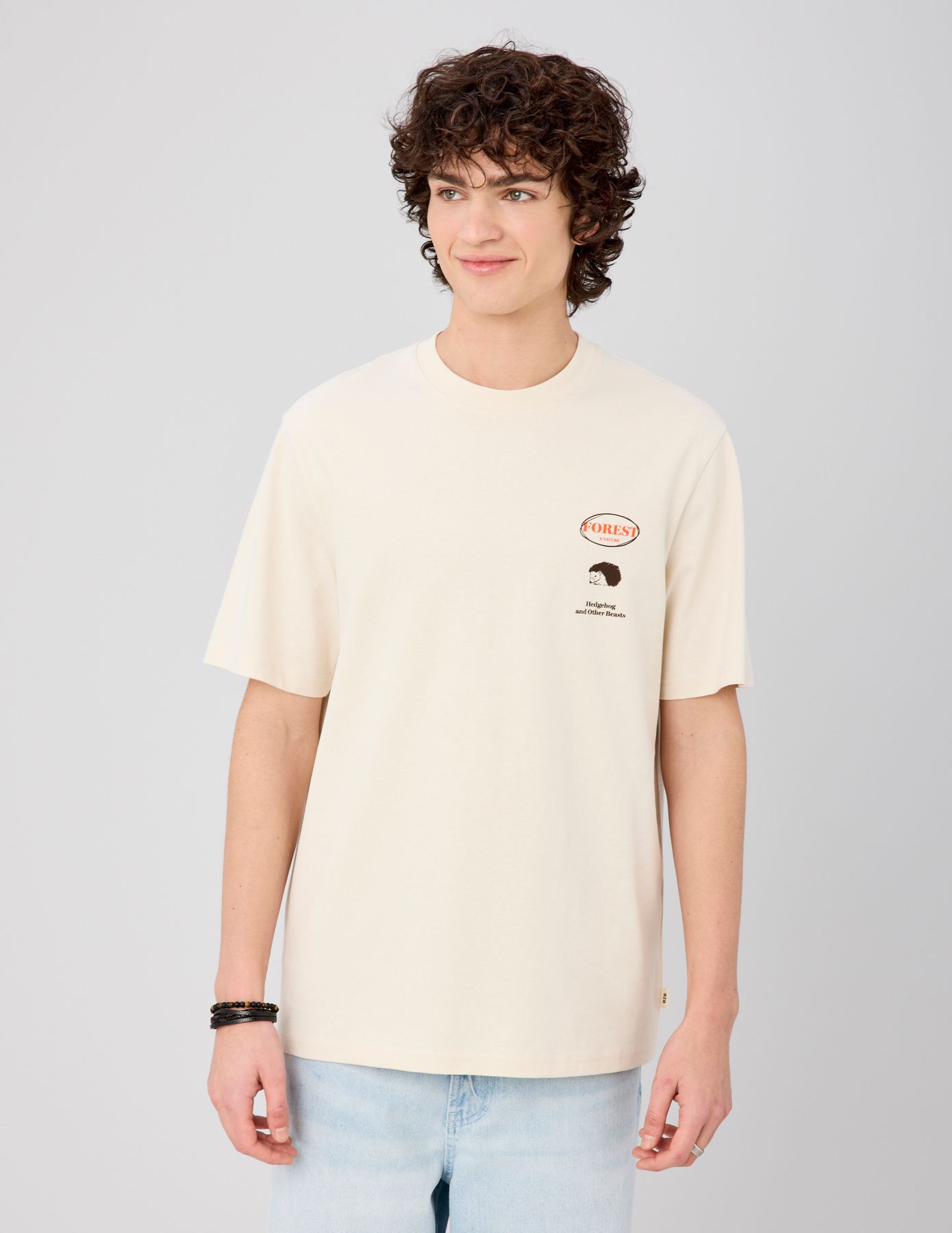 T-shirt imprim&eacute; poitrine