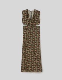 Robe longue imprimée