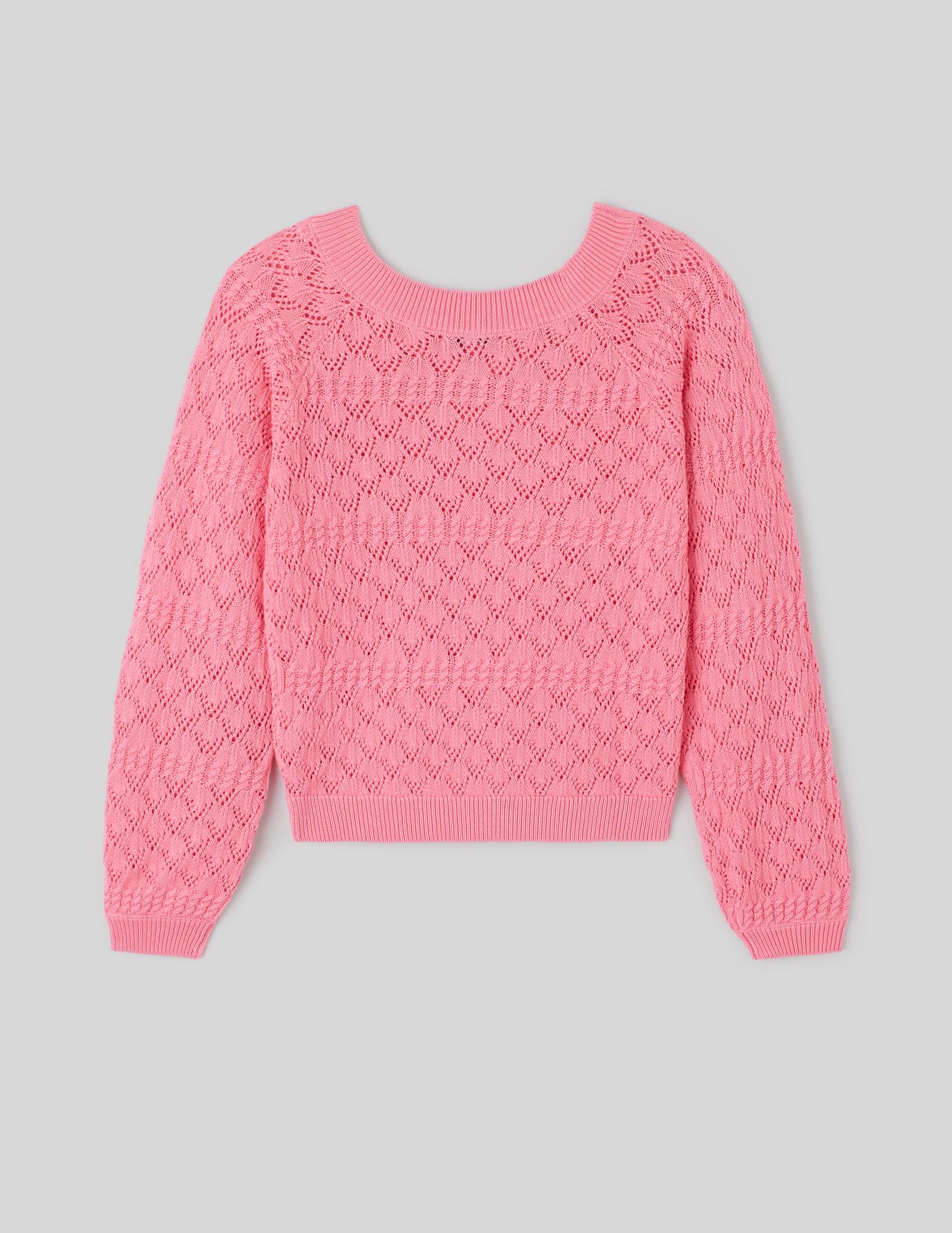 Pull en coton ajouré