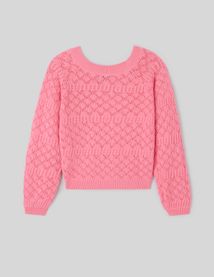 Pull en coton ajouré