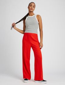 Pantalon wide leg