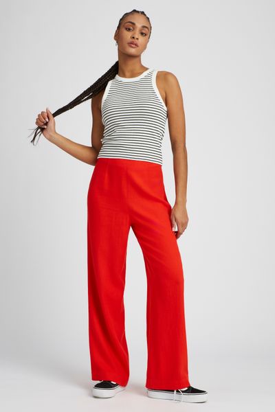 Pantalon wide leg