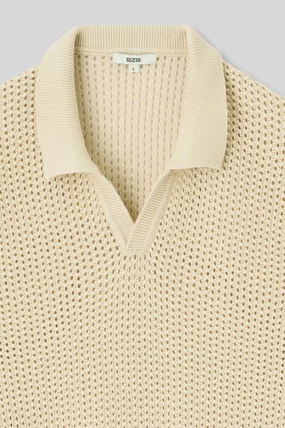 Polo en maille filet