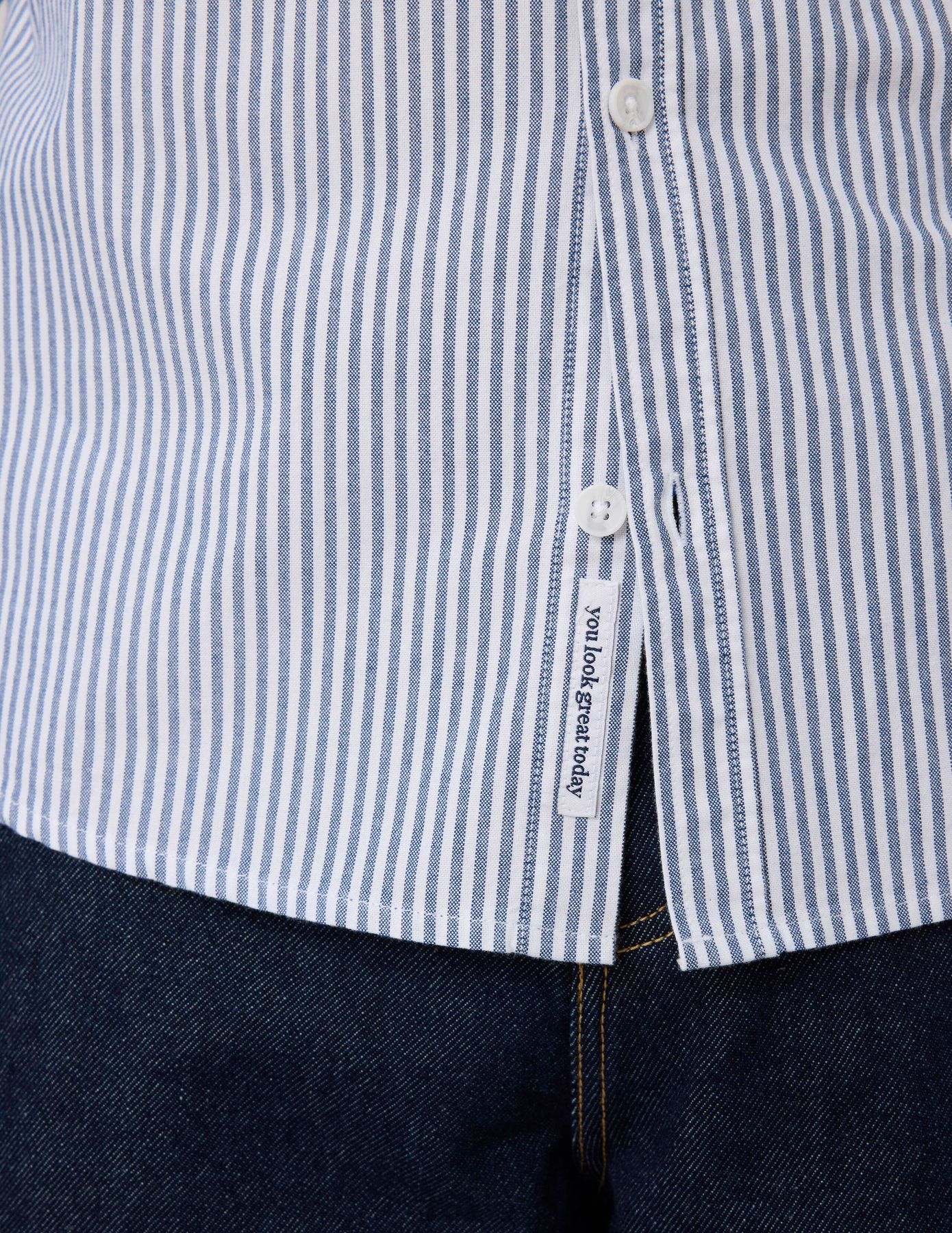 Chemise oxford ray&eacute;e