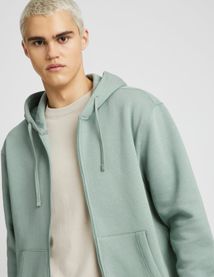 Sweat zippé à capuche