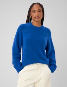 Pull col rond premium