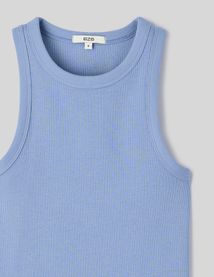 D&eacute;bardeur maille c&ocirc;tel&eacute;e uni