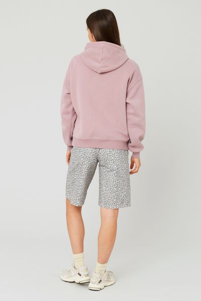 Sweat col capuche uni
