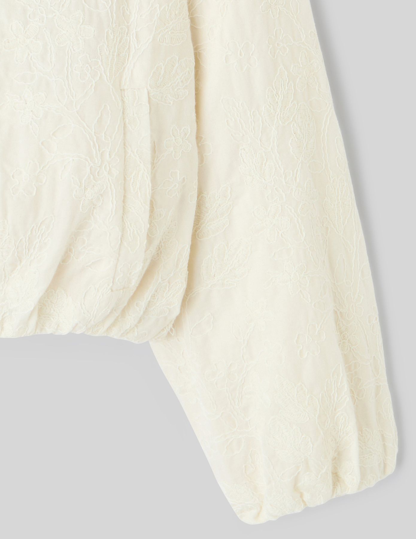 Veste boule l&eacute;g&egrave;re brod&eacute;e