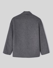 Manteau court en laine