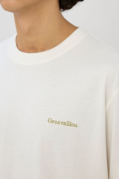 T-shirt broderie poitrine