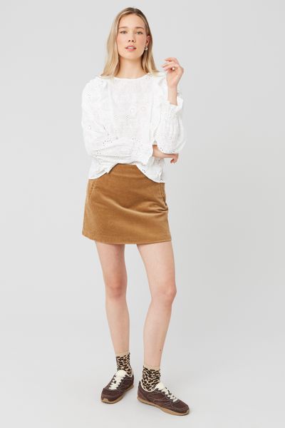 Blouse en broderie anglaise