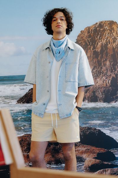 Chemise manches courtes ray&eacute;e