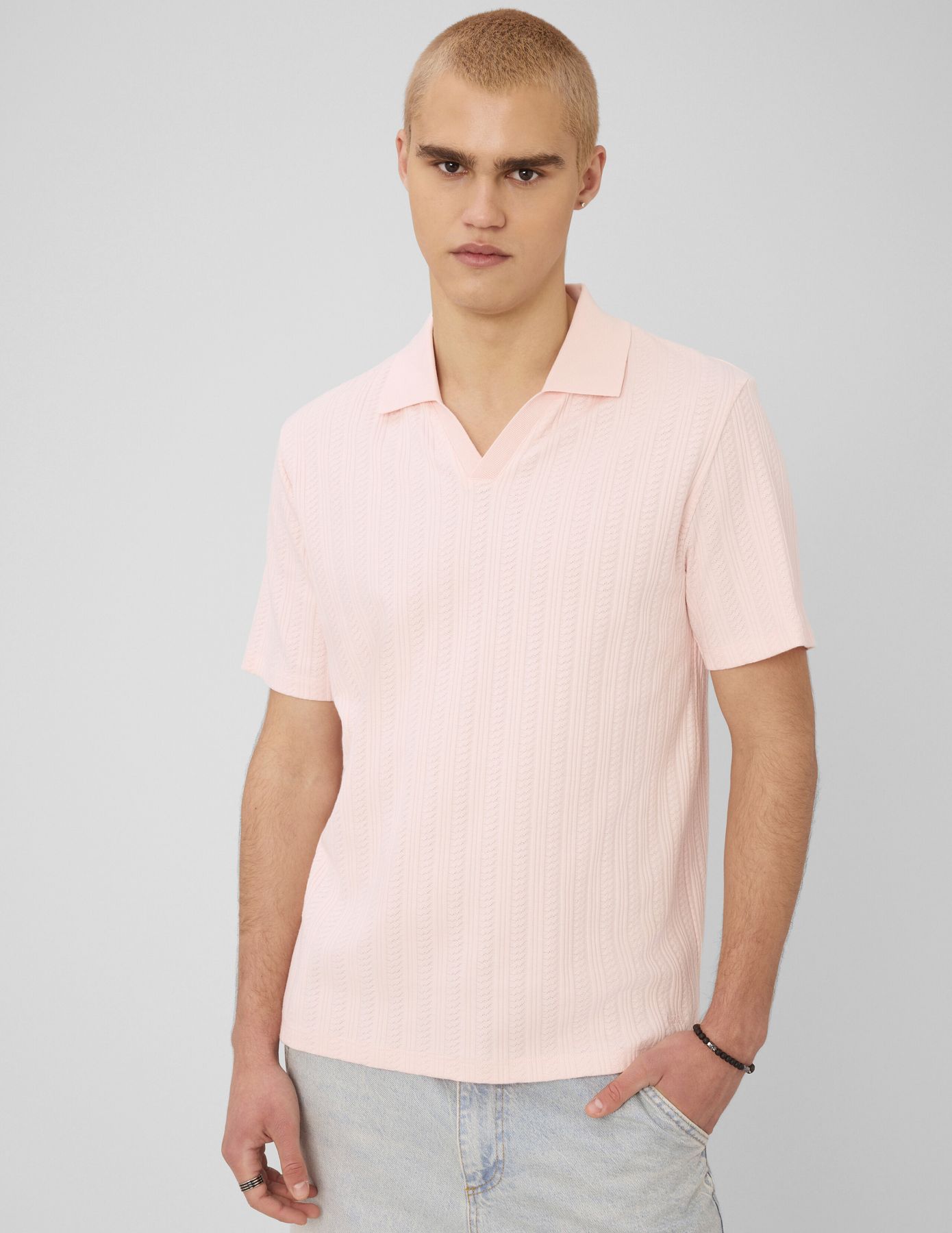 Polo mati&egrave;re fantaisie