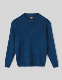 Pull chenille col rond