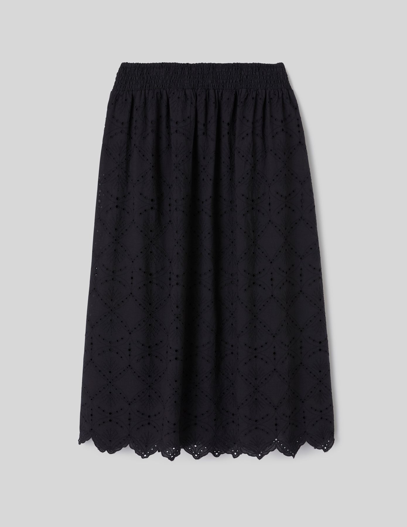 Jupe longue brod&eacute;e